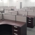 8 Gray-Cubicles-with-Clear-Acrylic-Screens-and-Espresso-L-Shape-Desks-8