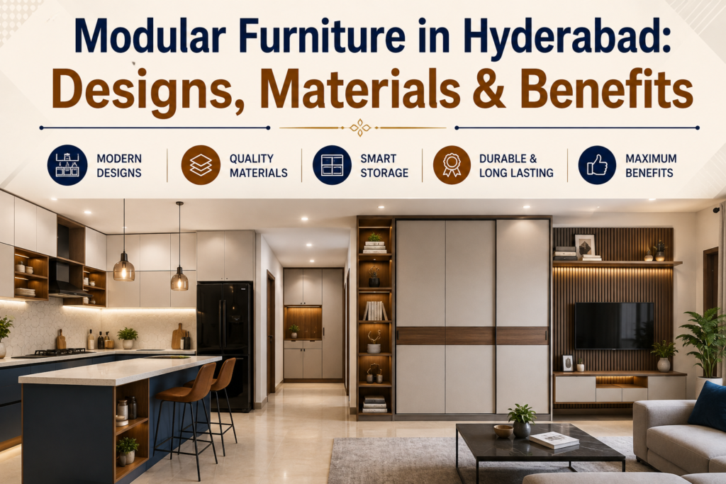 Modular Furniture in Hyderabad: Designs, Materials & Benefits